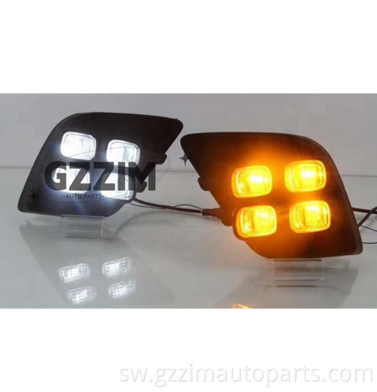 Mchana wa gari Kuendesha Mwanga LED DRL kwa Hilux Vigo 2016+